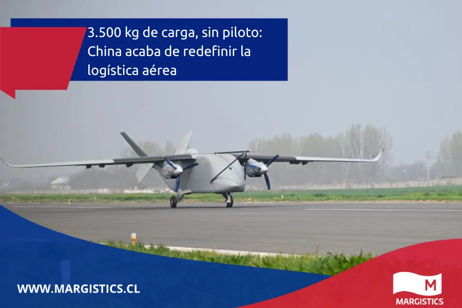 3.500 kg de carga, sin piloto: China acaba de redefinir la logística aérea